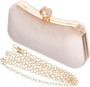 1 Set Pearl Evening Bag Women Clutch with Pearl Clutch Bag with Pearl Delicate Pearl Clutch Bag Women