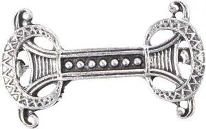 1pc Vintage Decorative Brooch for Women Stylish Retro Corsage Ornament Unique Breastpin Accessory for Weddings Parties and Daily Craftsmanship and Eye-catching Design