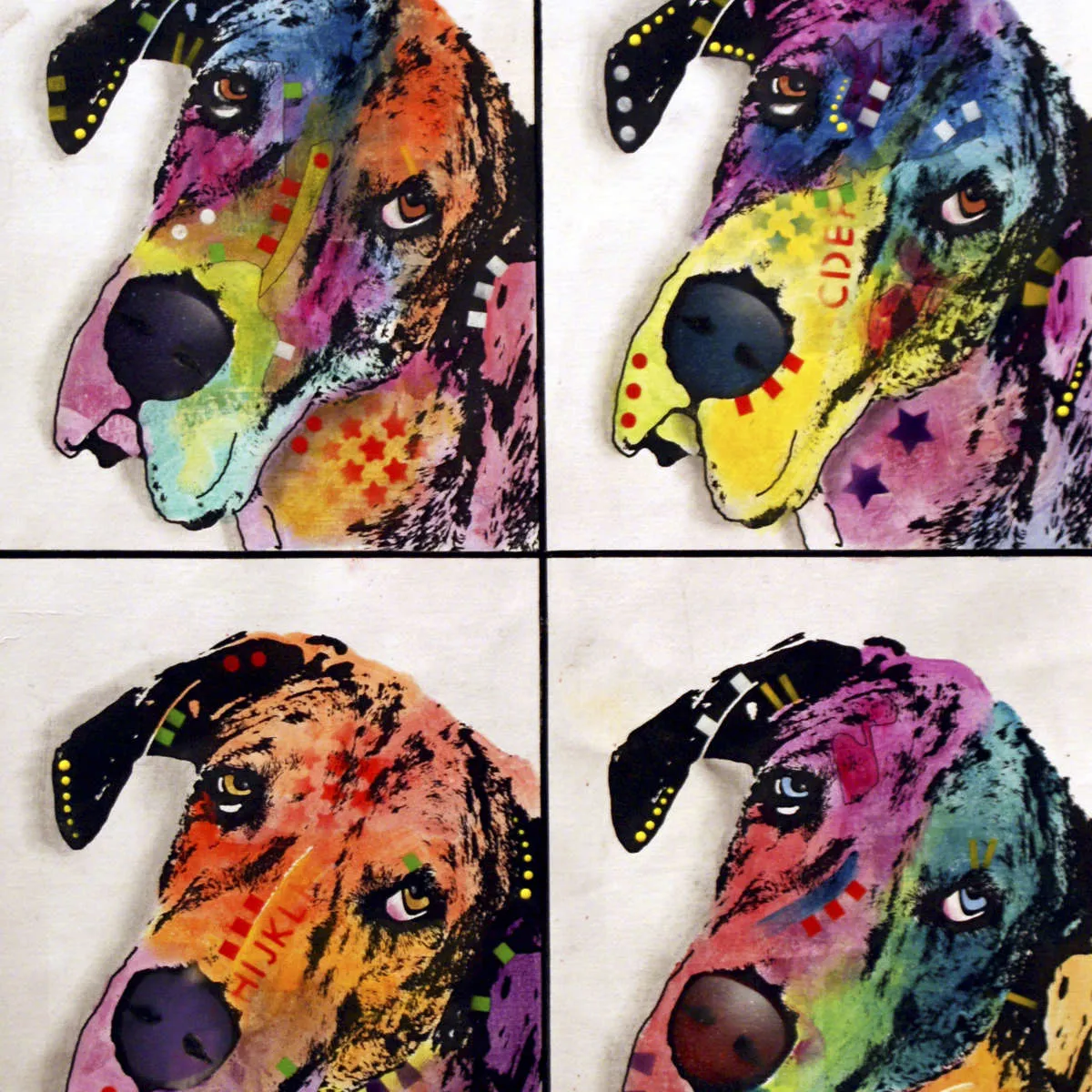 4 Danes Wall Art