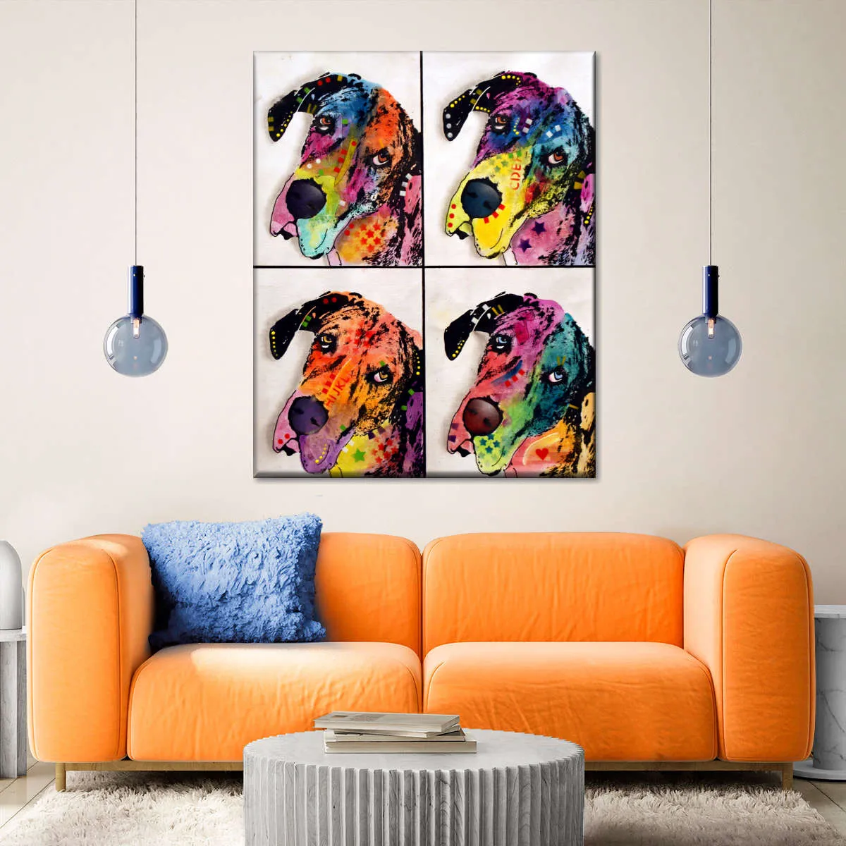 4 Danes Wall Art
