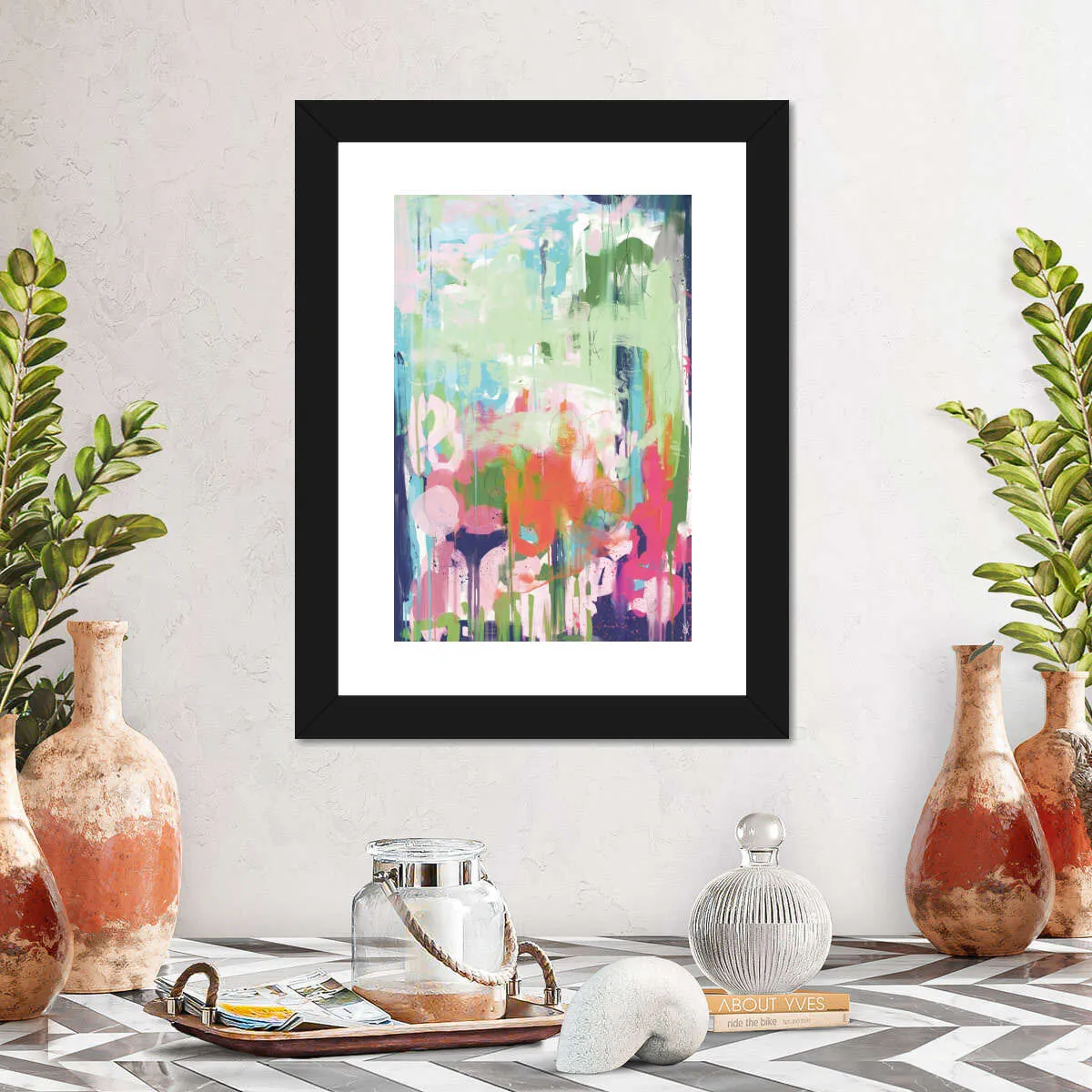 A Floral Abstract Wall Art