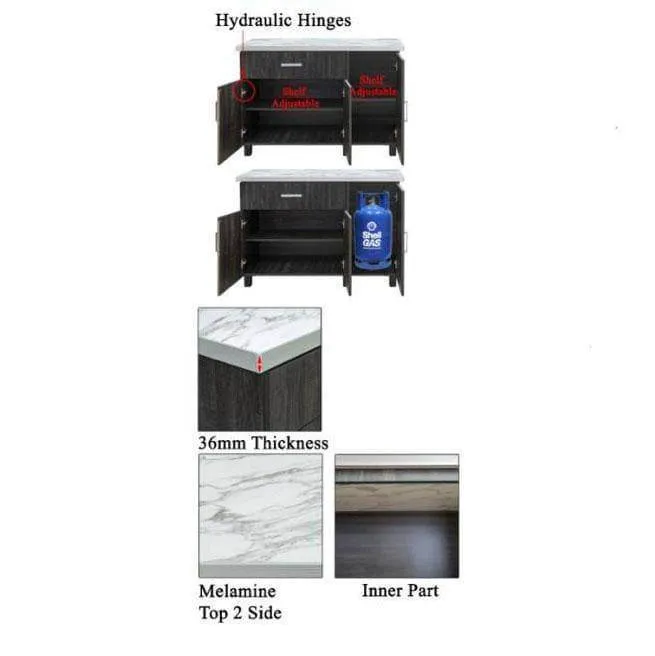 Abbey II Kitchen Cabinet
