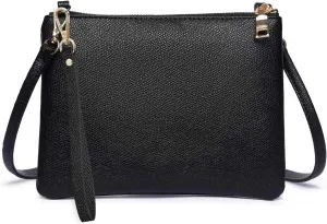 AMELIE GALANTI womens small crossbody strap handbag bag,Soft Leather Fabric Delicate Durable Fashion Design