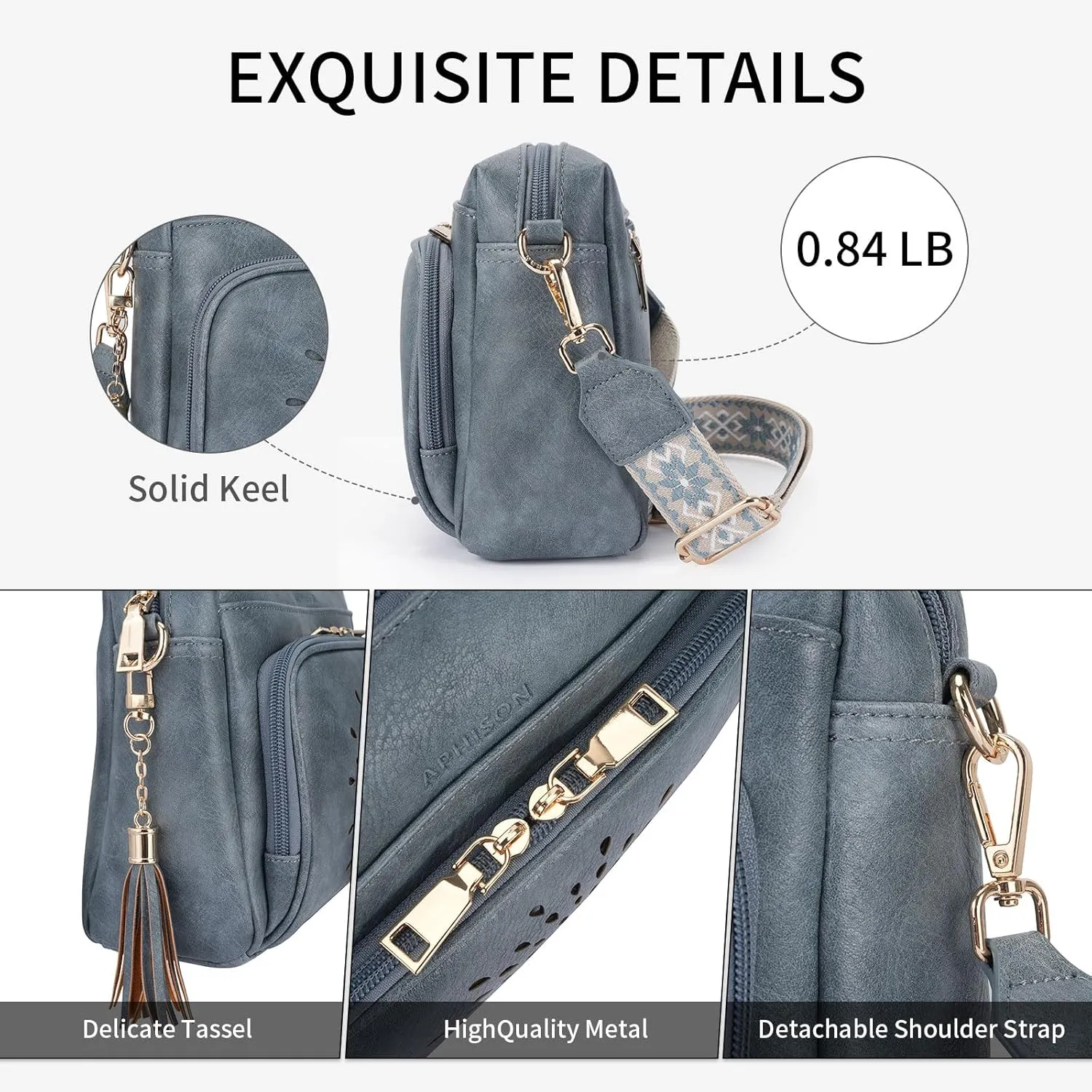 APHISON Crossbody Bags for Women, Vegan Leather Sunflower Crossbody Phone Purse Shoulder Handbags with Adjustable Strap