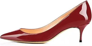 Axellion Women's 2.5IN High Heels Stiletto Pumps Pointed Toe Dress Wedding Shoes, Comfortable & Elegant for Work, Prom, and Evening Events
