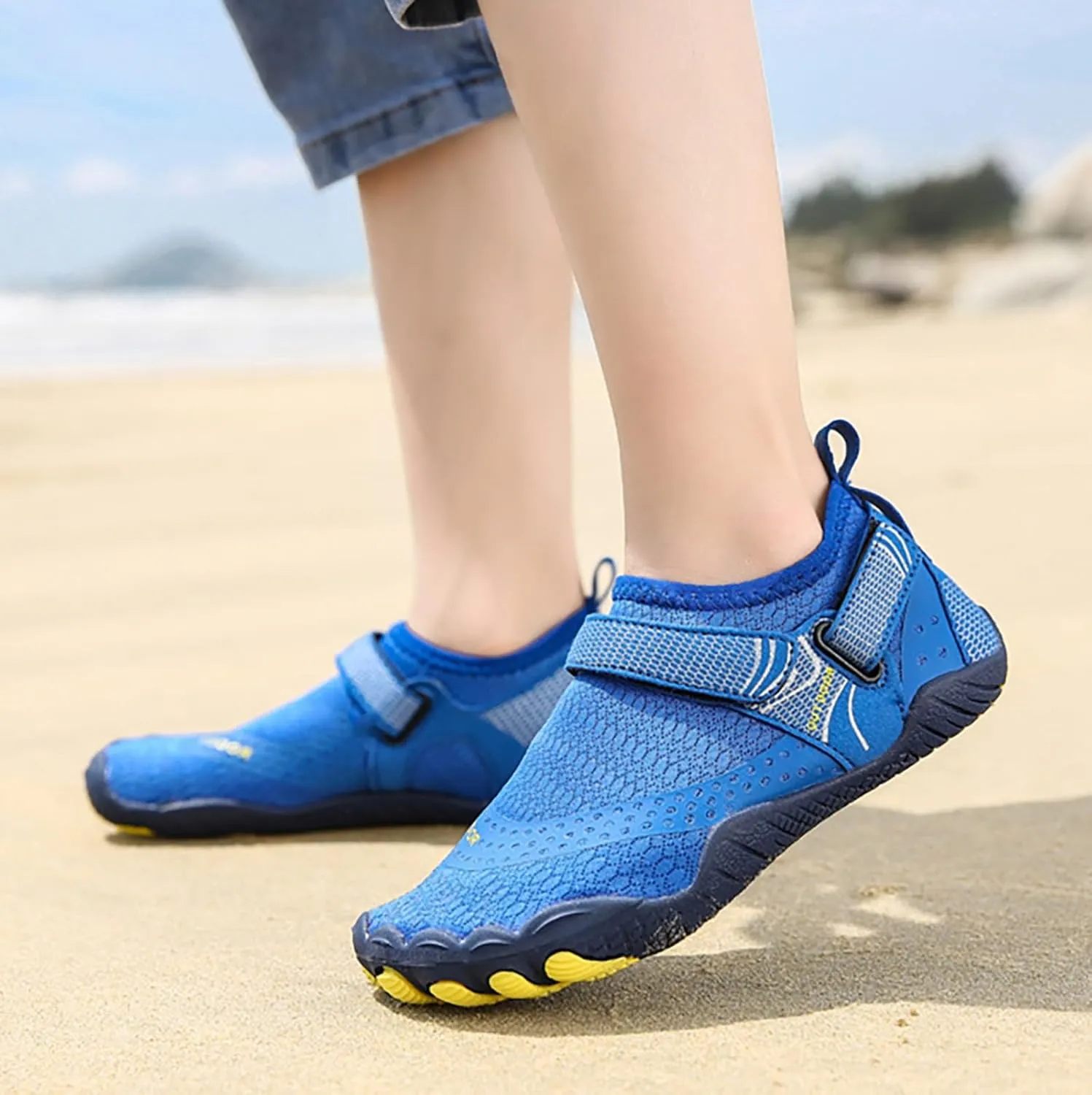 Barefoot Water Shoes Women Men Quick Dry Aqua Socks Beach Swim Pool Shoes Non Slip Outdoor Sports Hiking Surf Yoga Exercise Footwear