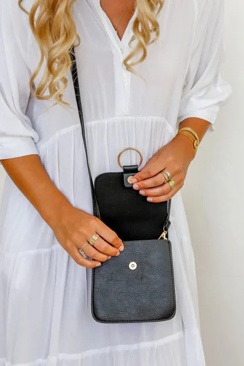 BLACK RING BAG