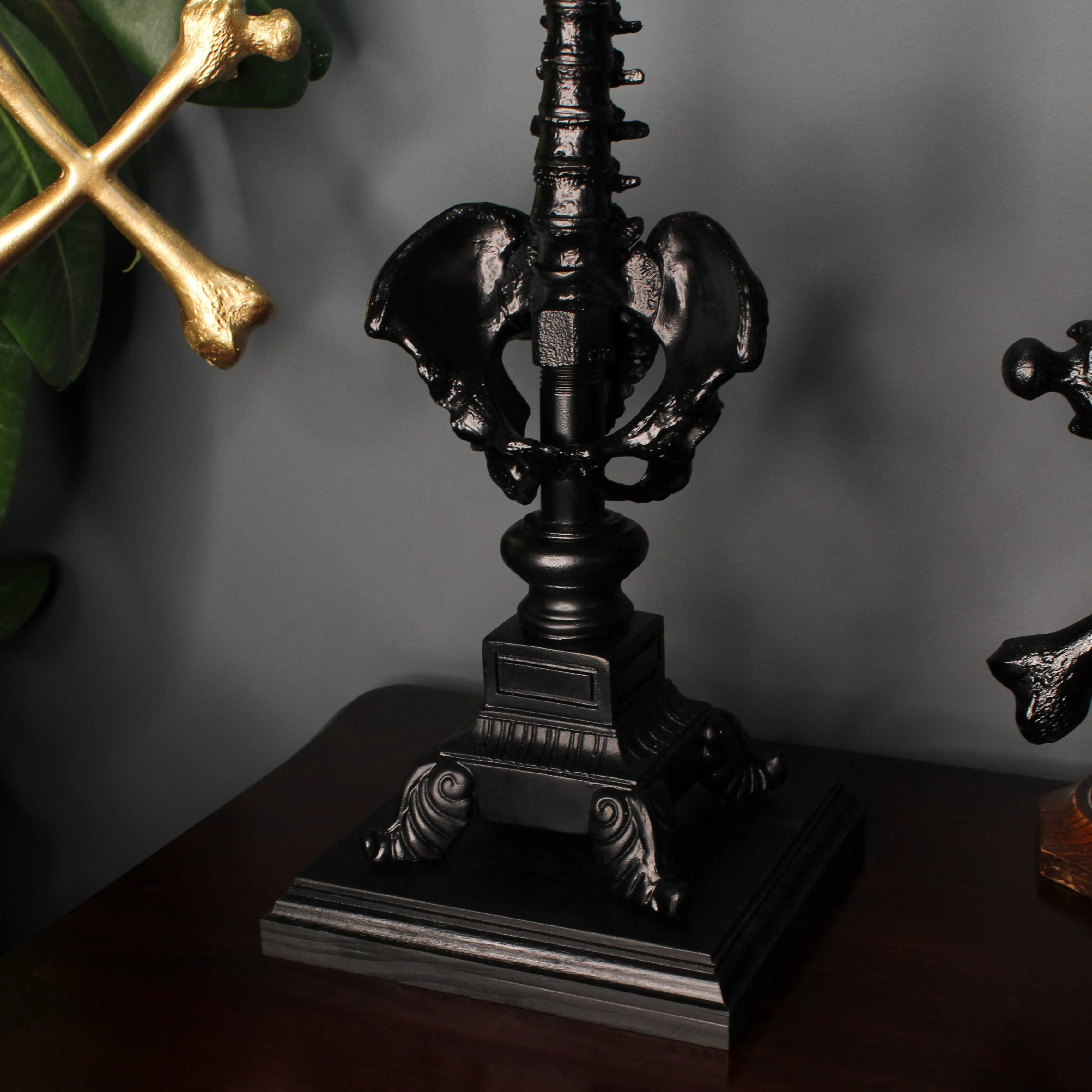 Blackened Baroque Spine Lamp By The Blackened Teeth