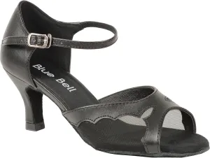 BlueBell Shoes Handmade Women's Ballroom Salsa Wedding Competition Dance Shoes Caitlin 2.5" Heel