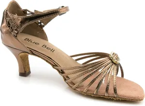 BlueBell Shoes Handmade Women's Ballroom Salsa Wedding Competition Dance Shoes Thalia 2.5" Heel