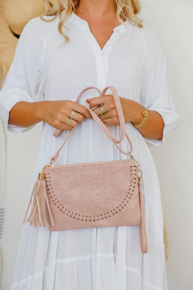 BOHO CLUTCH /BAG BLUSH