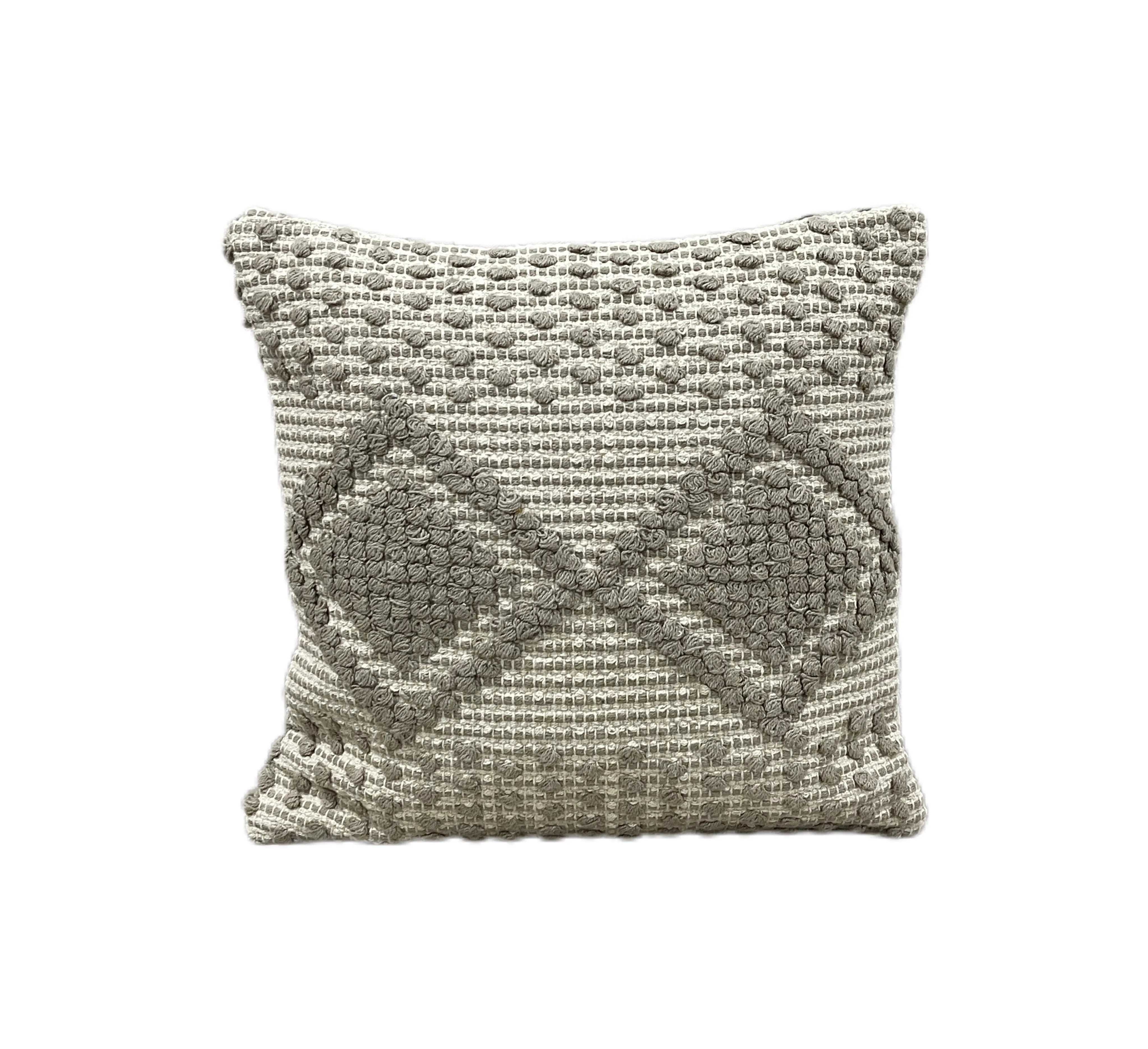 Boho Cotton Tufted Handmade Cushion Covers- 45cm