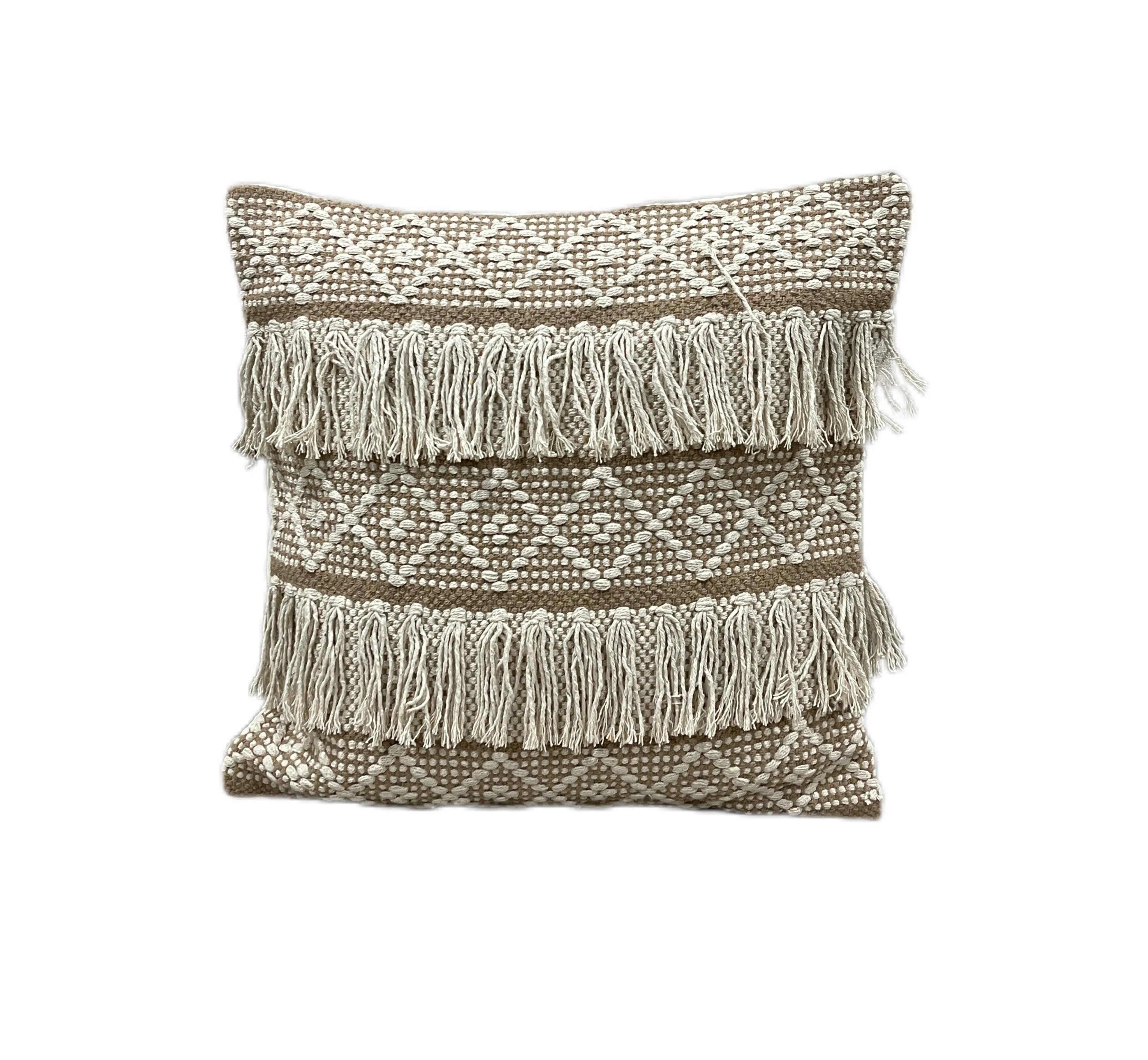 Boho Cotton Tufted Handmade Cushion Covers- 45cm