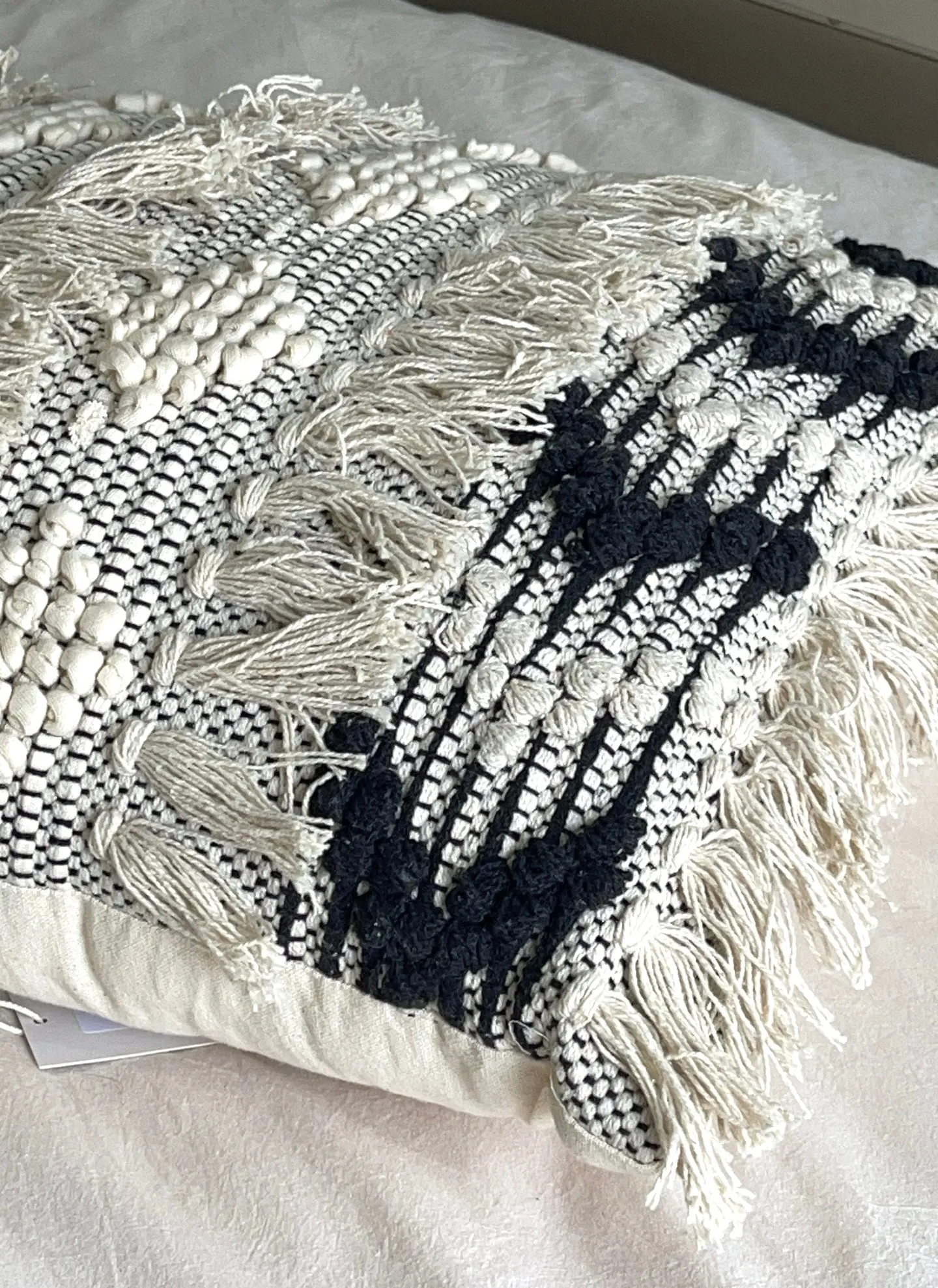 Boho Cotton Tufted Handmade Cushion Covers- 45cm