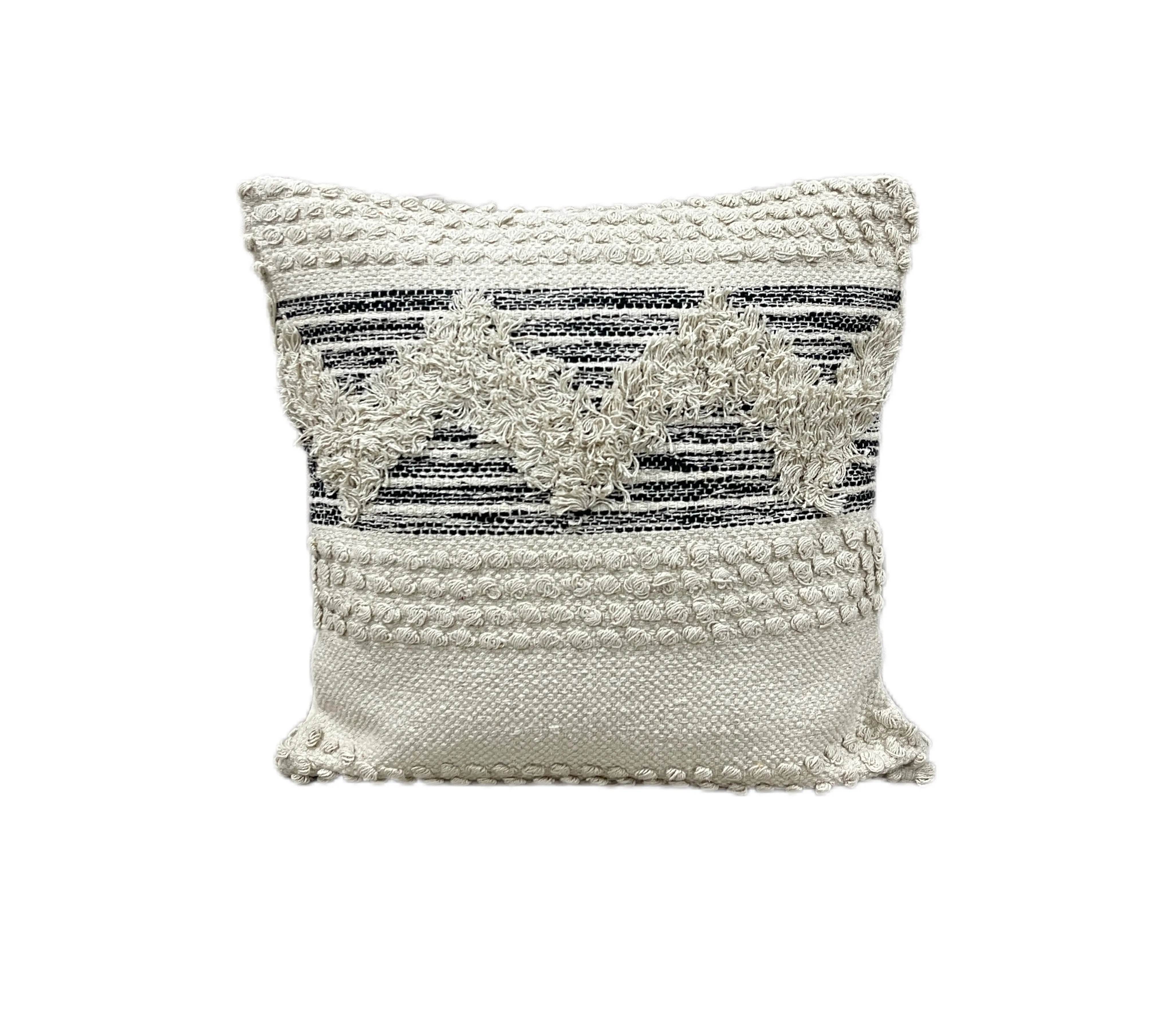 Boho Cotton Tufted Handmade Cushion Covers- 45cm