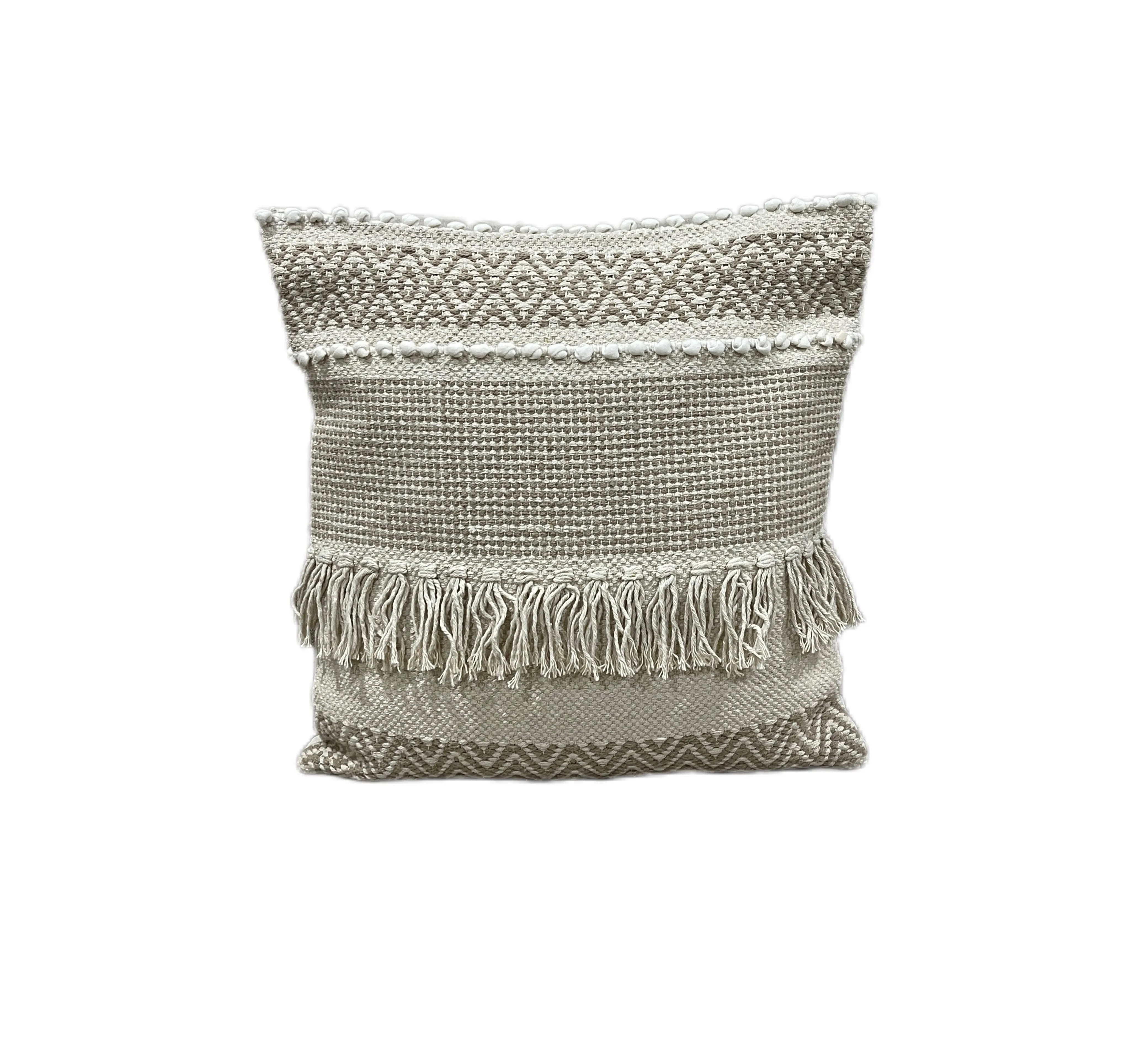 Boho Cotton Tufted Handmade Cushion Covers- 45cm