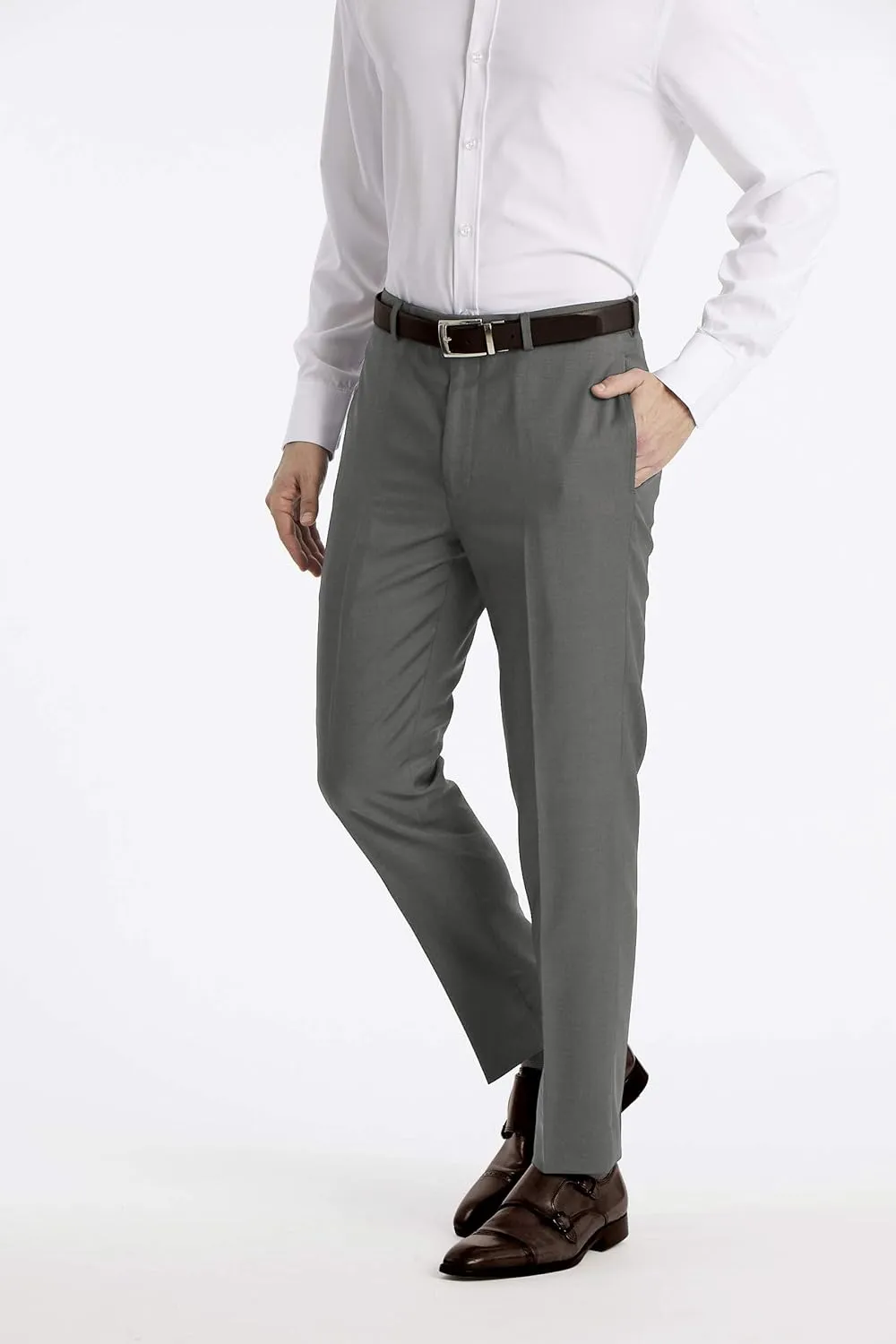Calvin Klein Men's Slim Fit Stretch Dress Pants  Wrinkle-Resistant, Tailored Fit