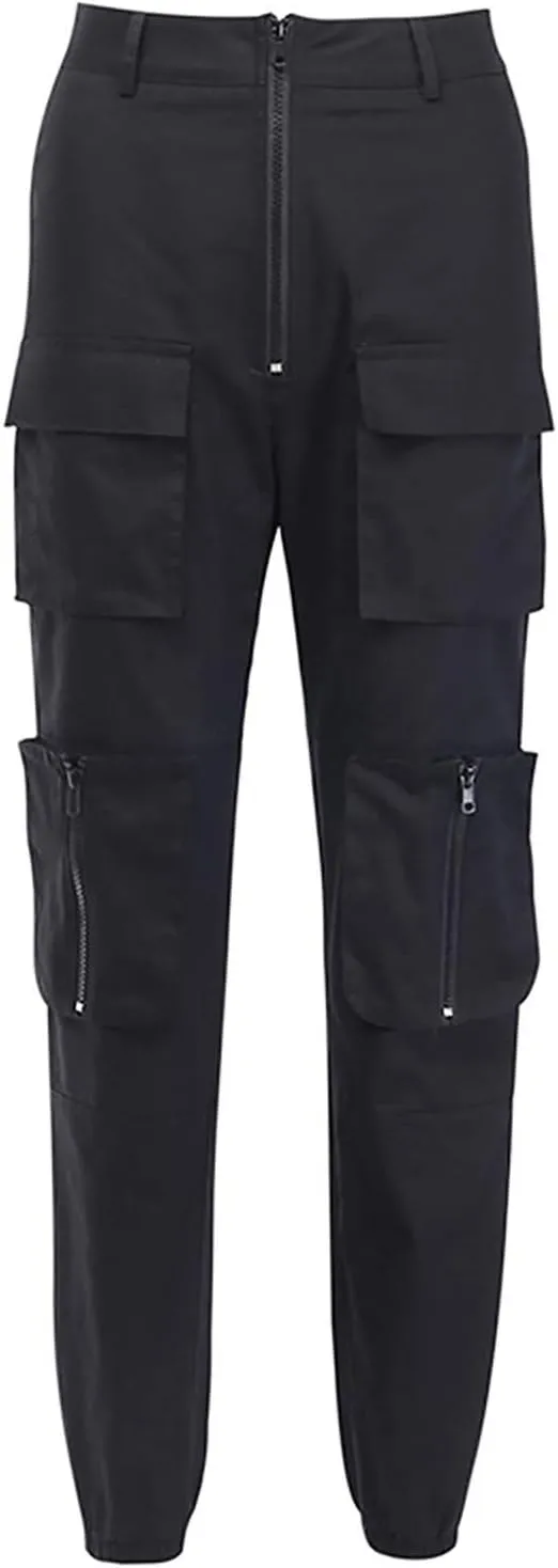 Cargo Pants Womens Fashion High Waist Combat Military Trousers Outdoor Fashion Y2K Streetwear Baggy Casual Jogger Pants