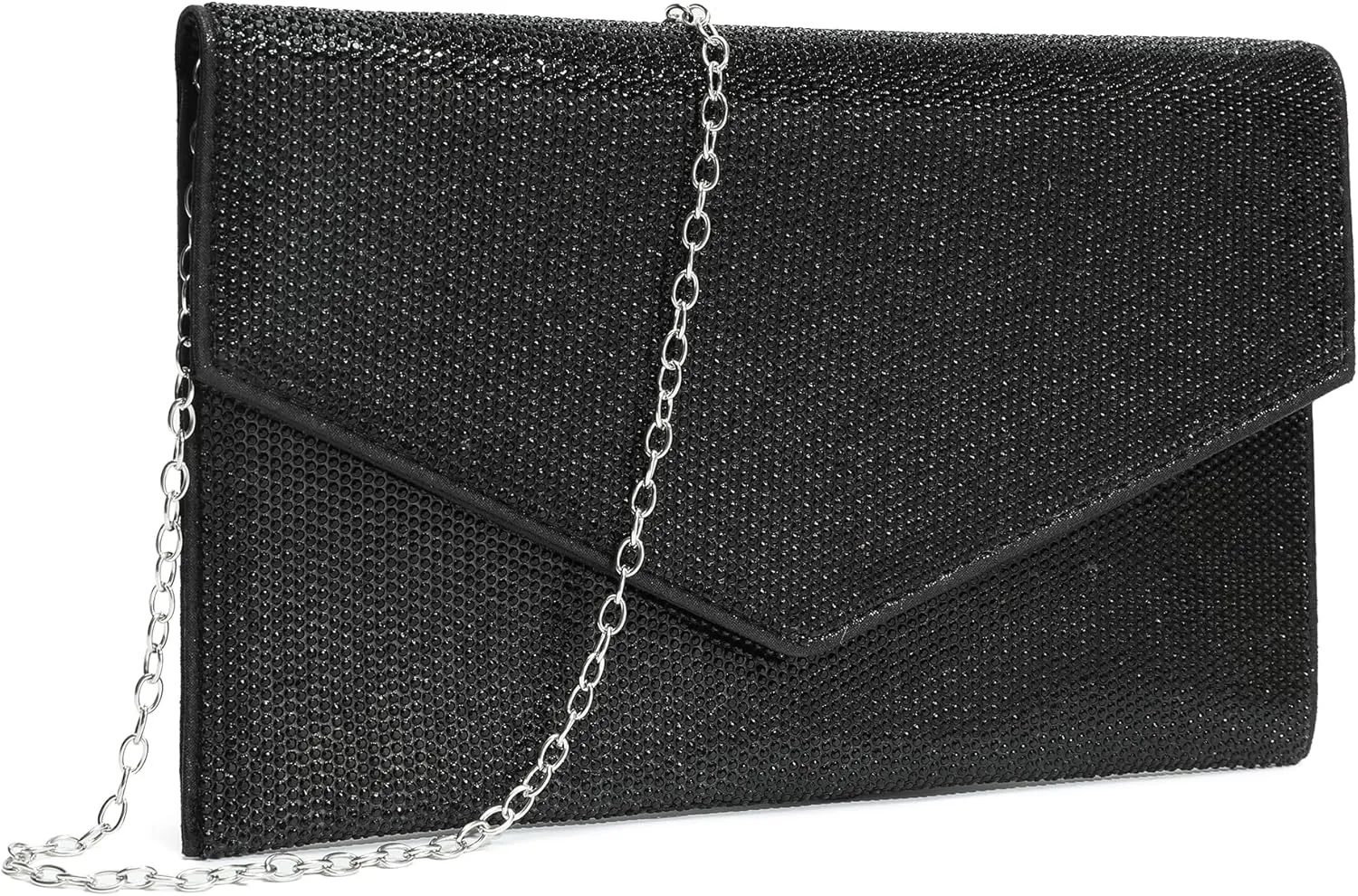 CARIEDO Women's Evening Bag Elegant Clutch Delicate PU Leather Flap Handbag Prom Wedding Party