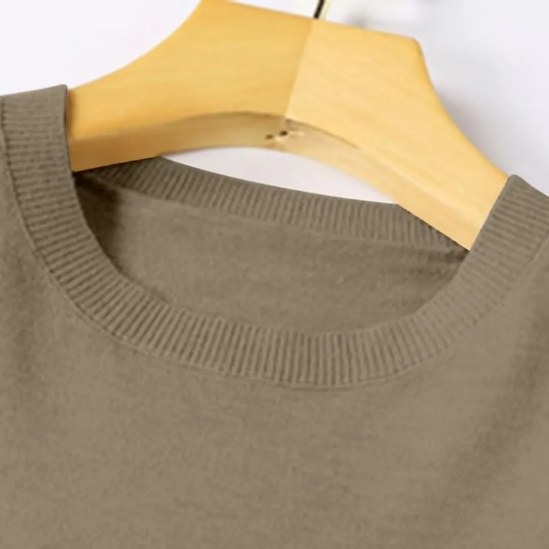 Cashmere Sweaters for Women Long Sleeve Loose Pullover Tops Soft Warm Cozy Lightweight Casual Wool Knit Sweater