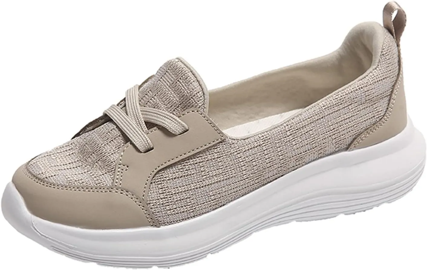 Cathalem Diabetic Shoes for Women, Orthopedic Women's Breathable Slip On Arch Support Non-Slip Shoes Slip on Sneakers Women