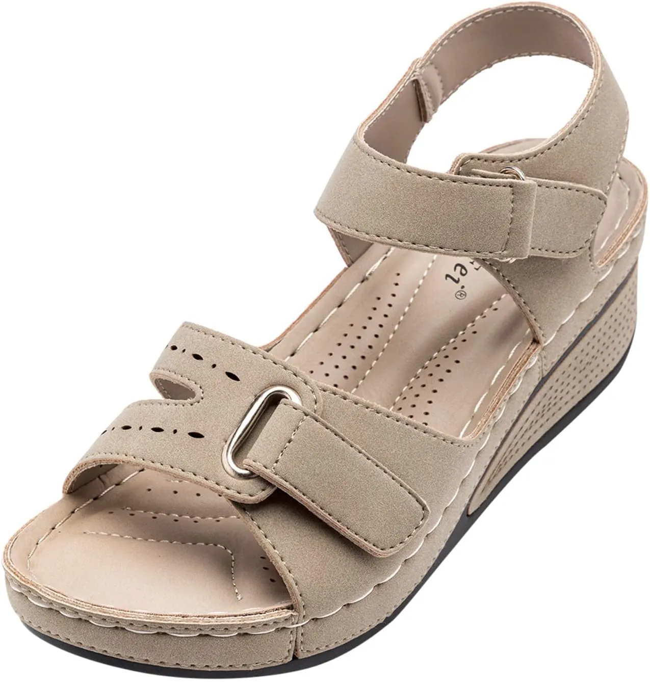Cathalem Orthopedic Sandals for Women, Womens Walking Sandals with Arch Support Sandals Women Dressy Summer Flat