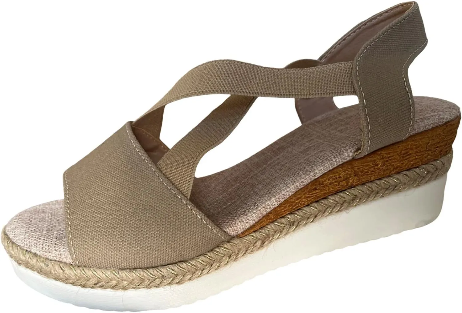 Cathalem Sandals For Women Comfortable Sandals for Women Open Toe Platform Wedge Sandals