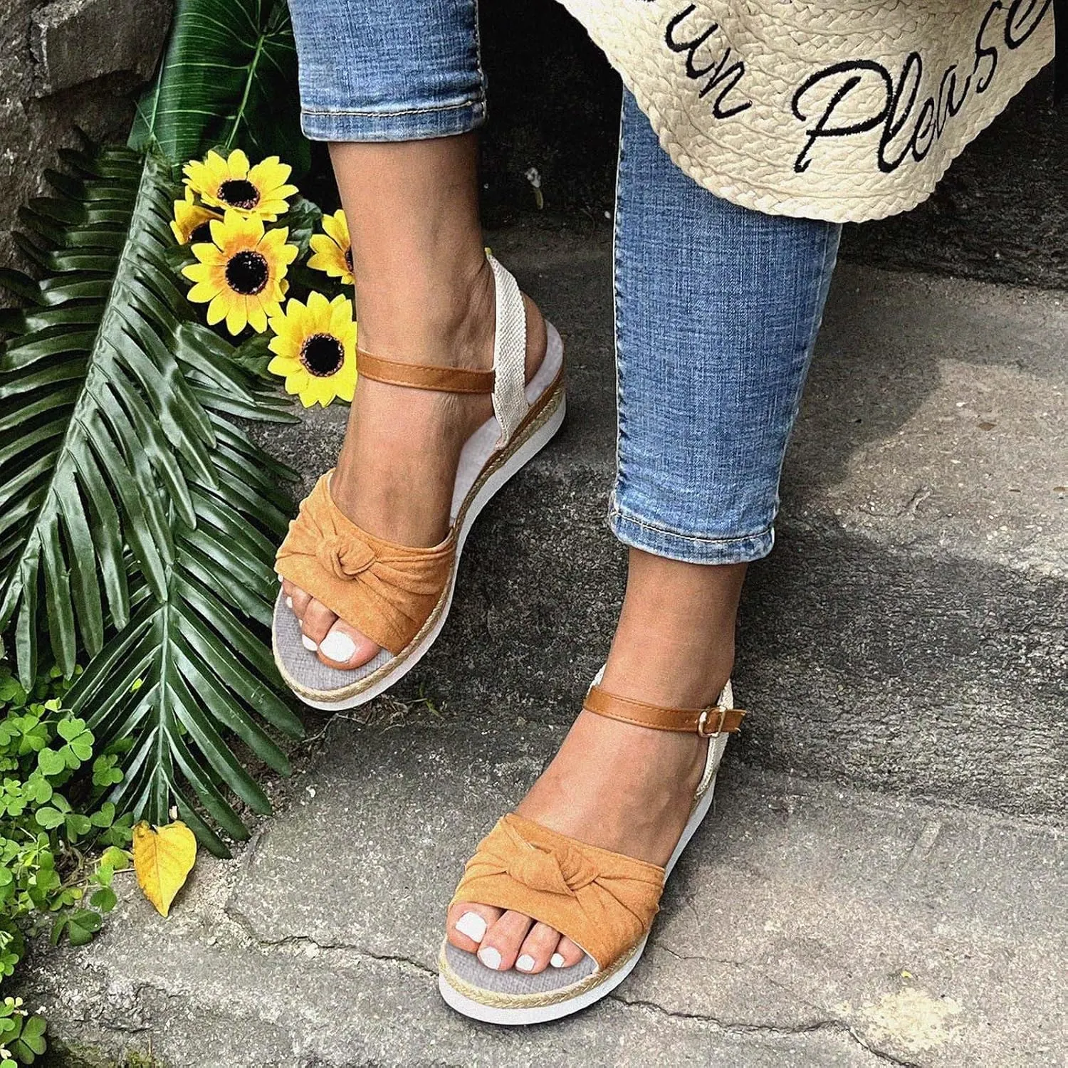 Cathalem Summer Sandals for Women 2024 Orthotic Walking Sandals Women Fashion Comfortable Sandals Arch Support Sandals