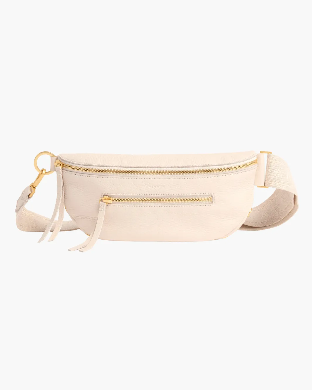 CHARLES CROSSBODY MED IN CALLA LILY WHITE/BRUSHED GOLD