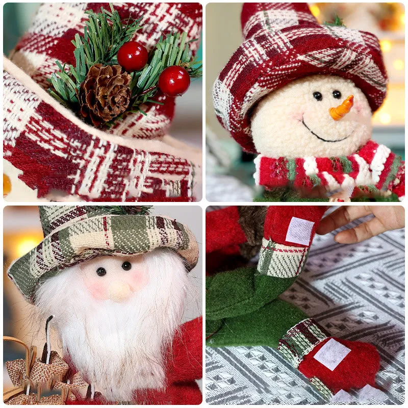 Christmas Doll Curtain Tiebacks