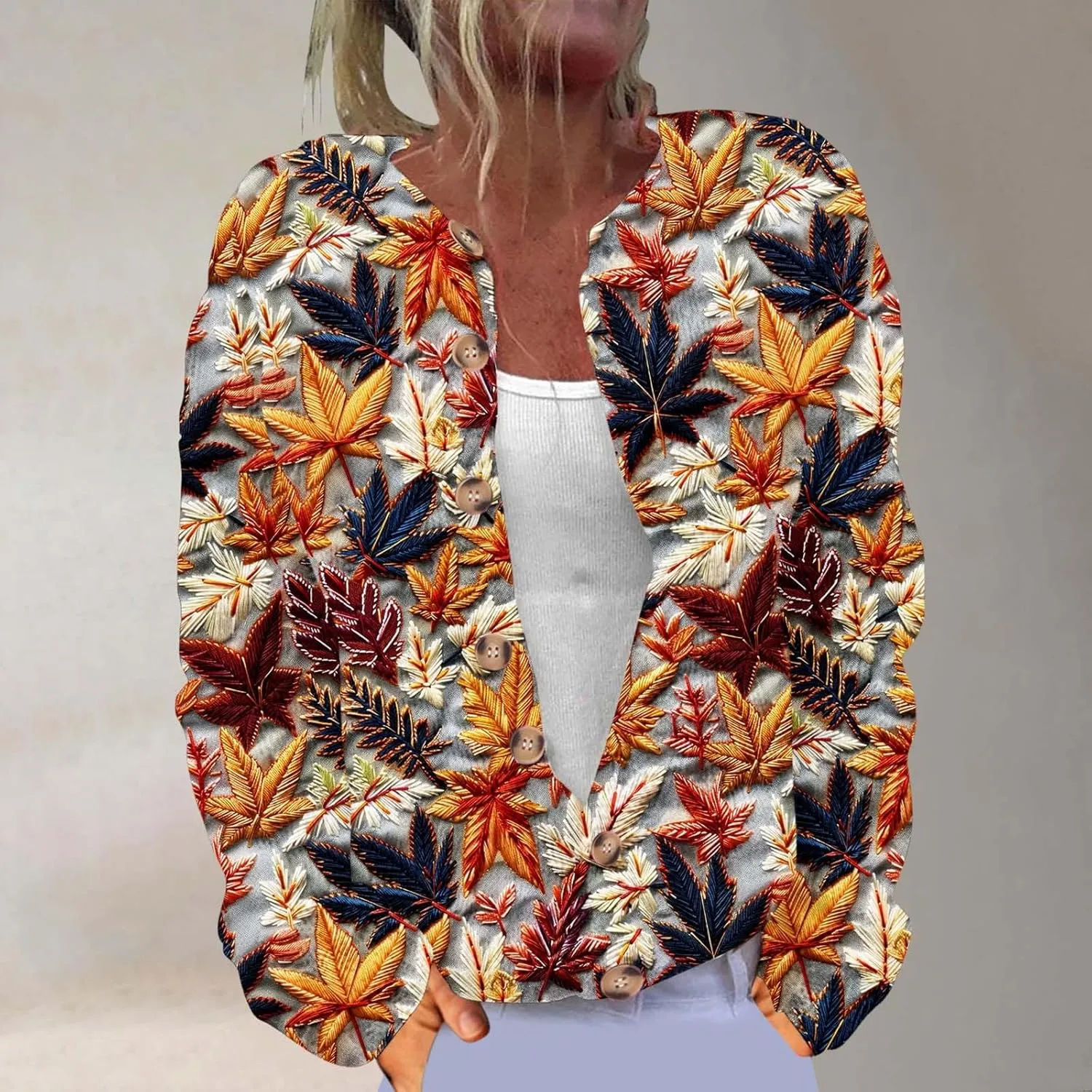 Christmas Sweaters for Women 3D Graphic Cardigan Plus Size Knit Sweater Outfits Fall Winter Sweater Jacket