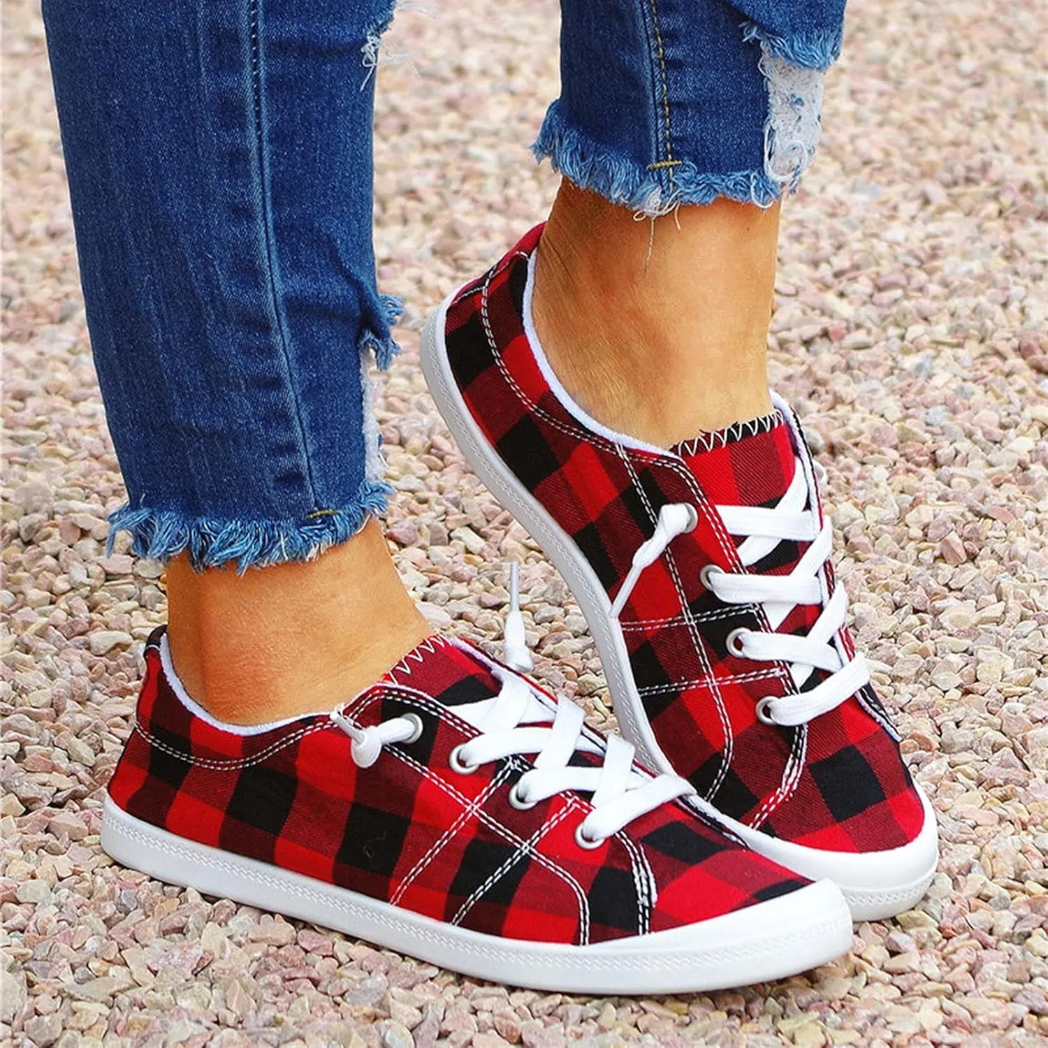 Chunky Sneakers for Women White Non Slip Shoes for Women Nurse Womens Casual Shoes Size 11 1/2 Walking Sneakers for Women with Arch Support and Comfort Zapatos Antideslizantes para Mujer De Hule