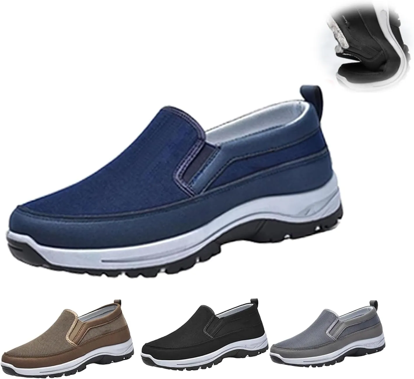 CNA Trop Shoes for Men,Men's Comfortable Breathable,Non-Slip Outdoor Walking Sneakers, Men's Arch Orthopedic Sneakers