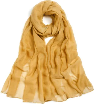 Cotton Scarf for Women Fashion Solid Color Hijab Scarves Lightweight Shawl Summer Fall Winter African Hair Wraps