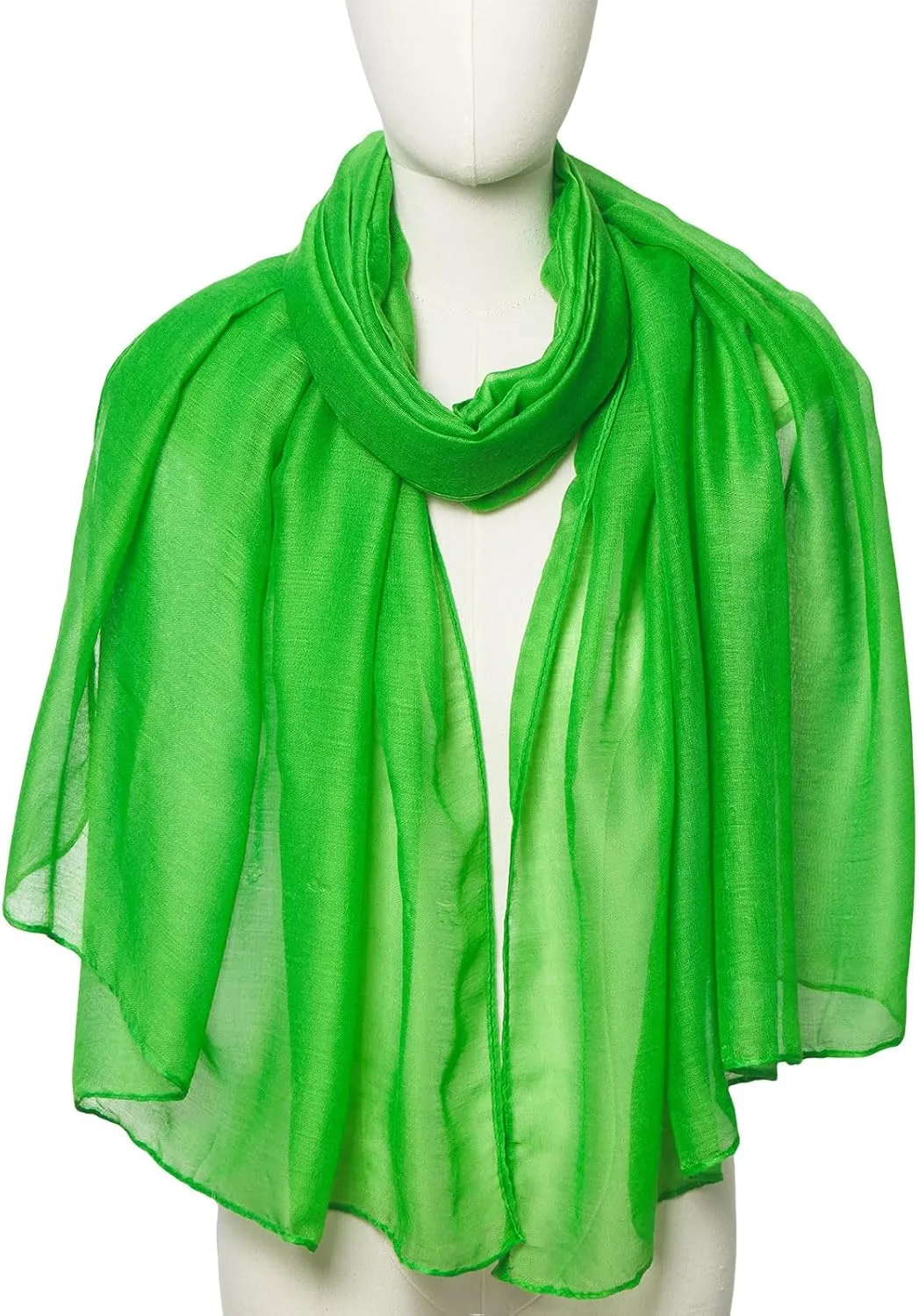 Cotton Scarf for Women Fashion Solid Color Hijab Scarves Lightweight Shawl Summer Fall Winter African Hair Wraps