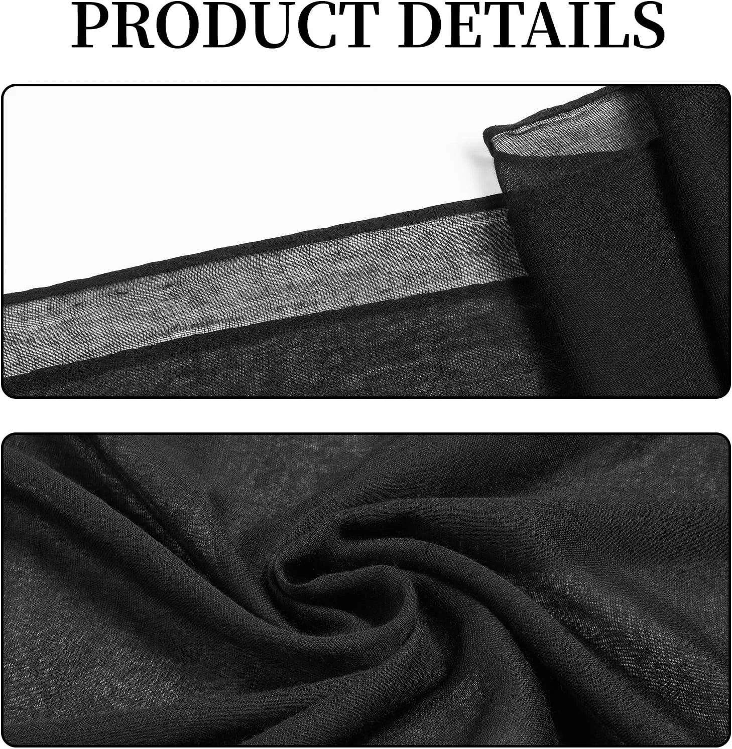 Cotton Scarf for Women Fashion Solid Color Hijab Scarves Lightweight Shawl Summer Fall Winter African Hair Wraps