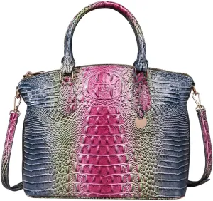 Crocodile Leather Top Handle Bag Fashion Tote Hobo Handbags Crossbody Satchel Bags for Women Shoulder Bag Purse Style 13#