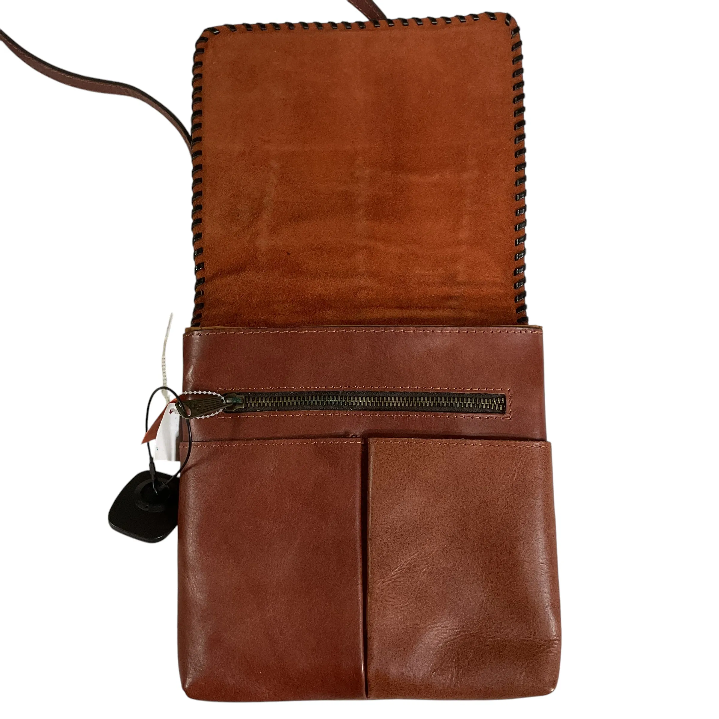 Crossbody Designer By Patricia Nash In Brown, Size:Medium