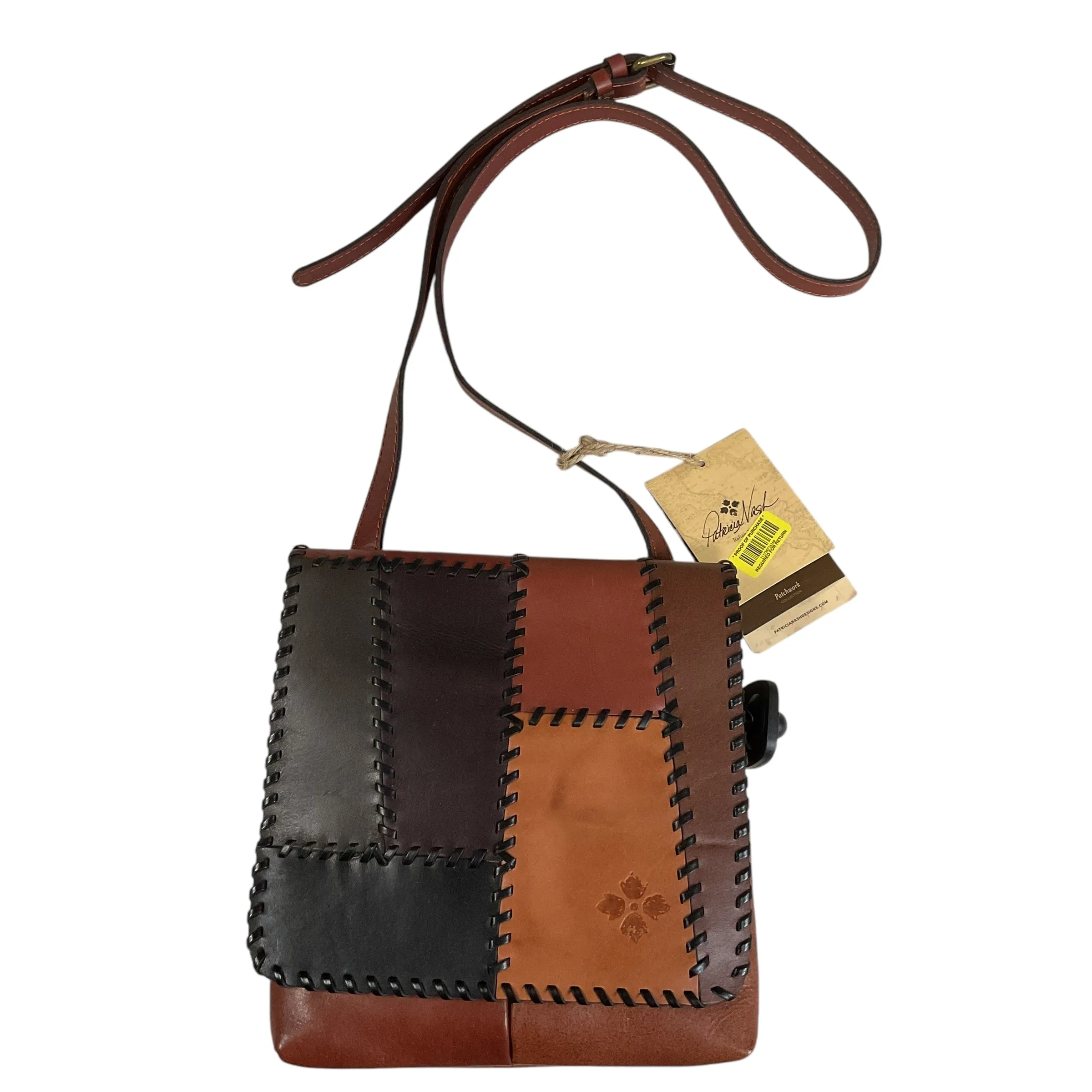 Crossbody Designer By Patricia Nash In Brown, Size:Medium