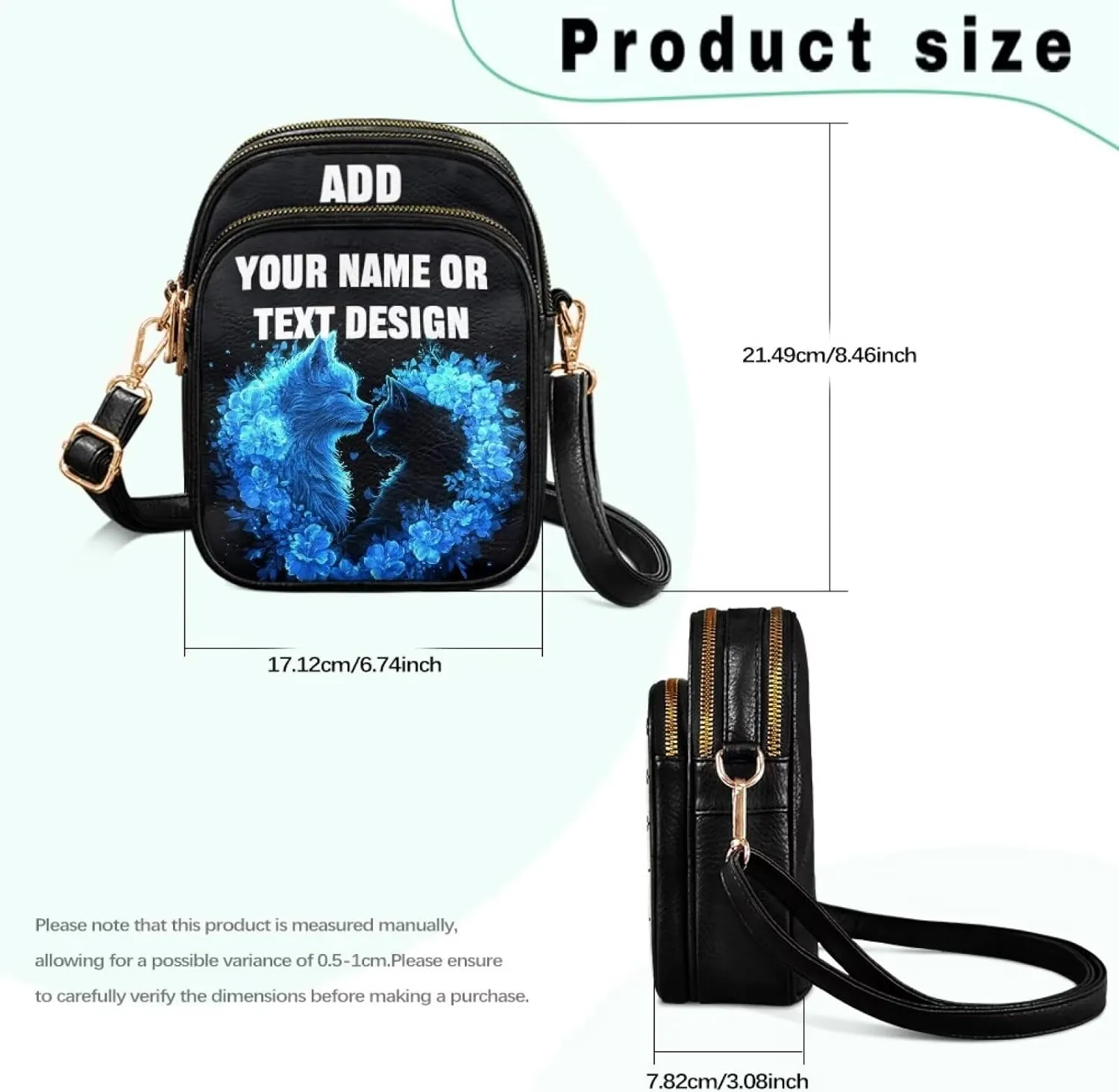 Custom Womens Crossbody Bag Small Crossbody Wallet Phone Bag Women Mini Purse Cell Phone Shoulder Bag