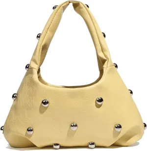 Cute Purse Studded Mini Purses Going Out Y2K Leather Shoulder Bag Everyday Vintage Handbag Aesthetic Purses