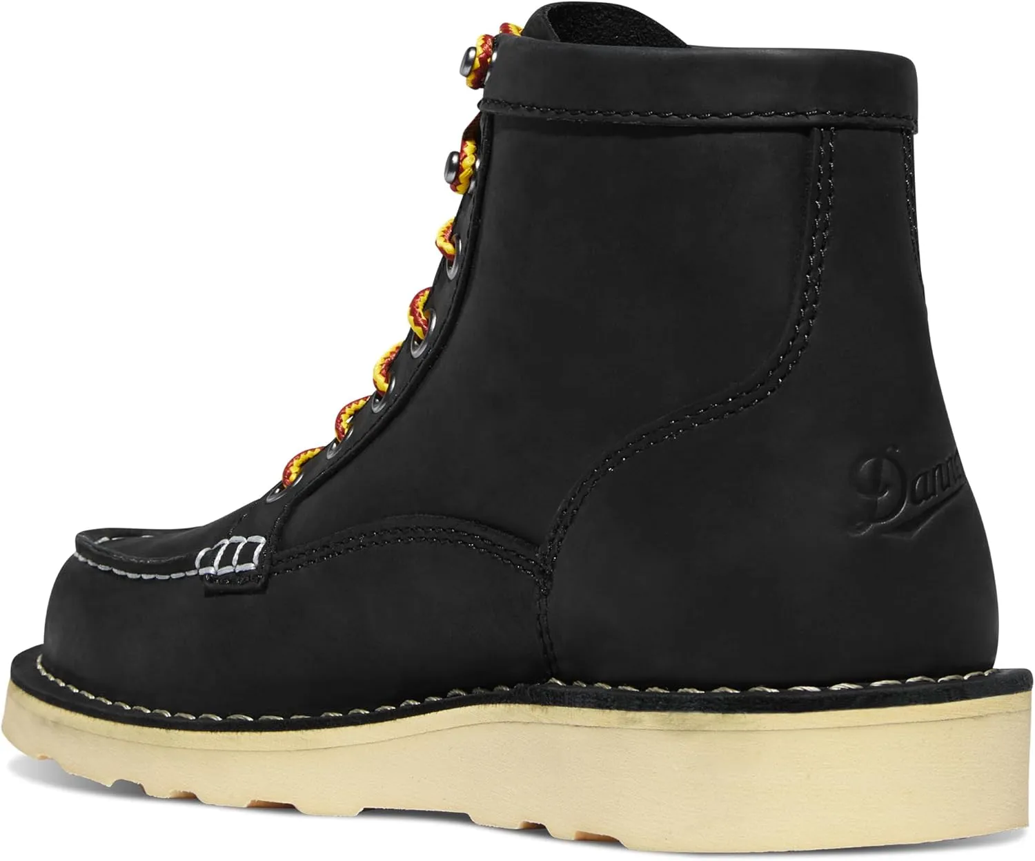 Danner 6 Bull Run Moc Toe Work Boots for Women - Durable Full-Grain Leather with Non Slip Wedge Outsole and 3-Density Cushion Footbed, EH Resistant