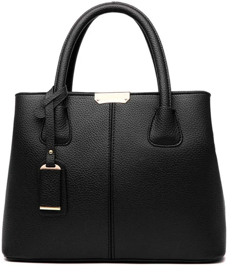 Dayfine Women's Pu Leather Single Shoulder Bag Delicate Oblique Satchel Zipper Handbag