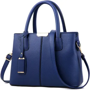 Dayfine Women's Pu Leather Single Shoulder Bag Delicate Oblique Satchel Zipper Handbag