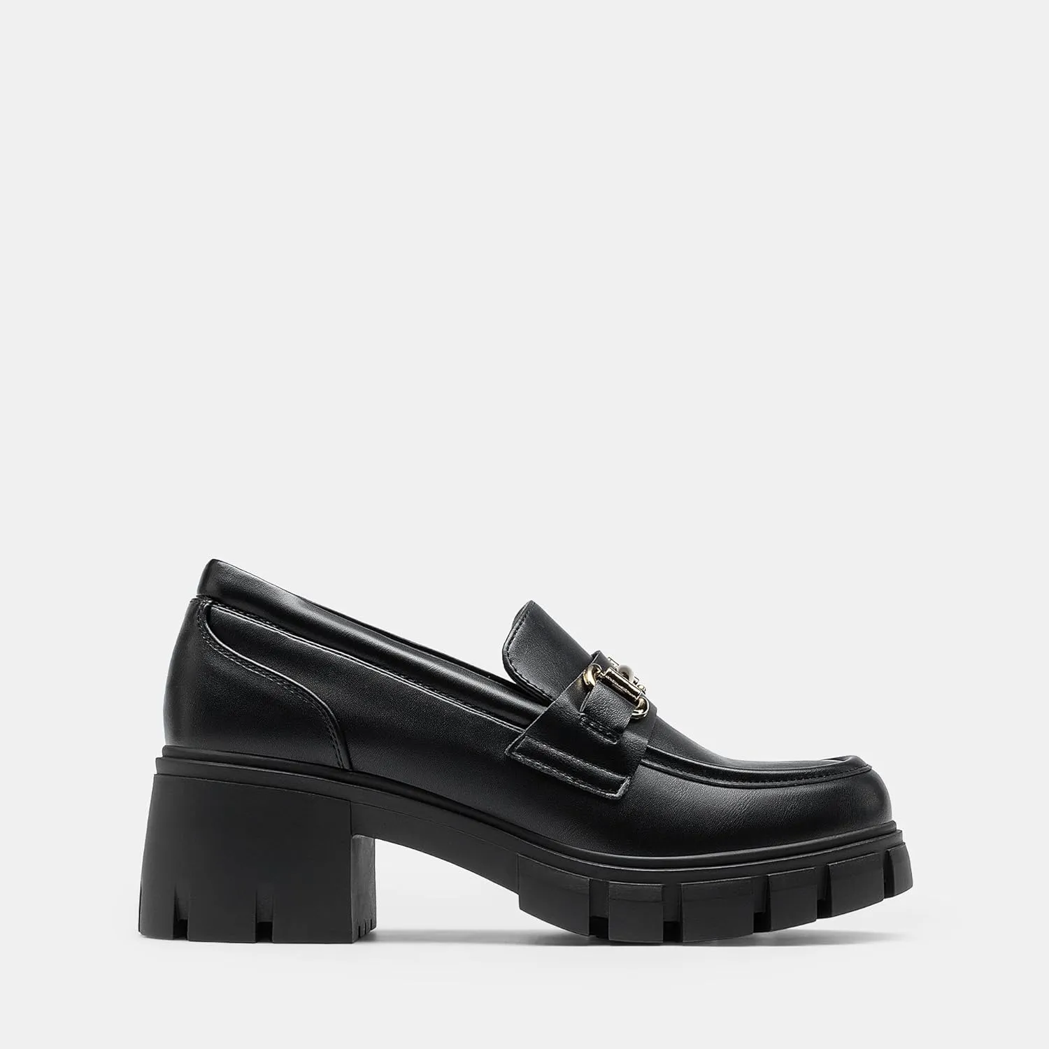 DREAM PAIRS Loafers for Women Platform Chunky Loafers Slip On Casual Shoes