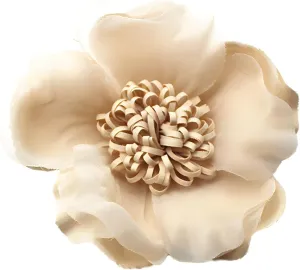 Elegant Large Cloth Flower Brooches Big Camellia Flower Pin for Women Dainty Cloth Fabric Rose Brooches Dress Skirt Scarf Hat Pins Clothing Decoration Accessories