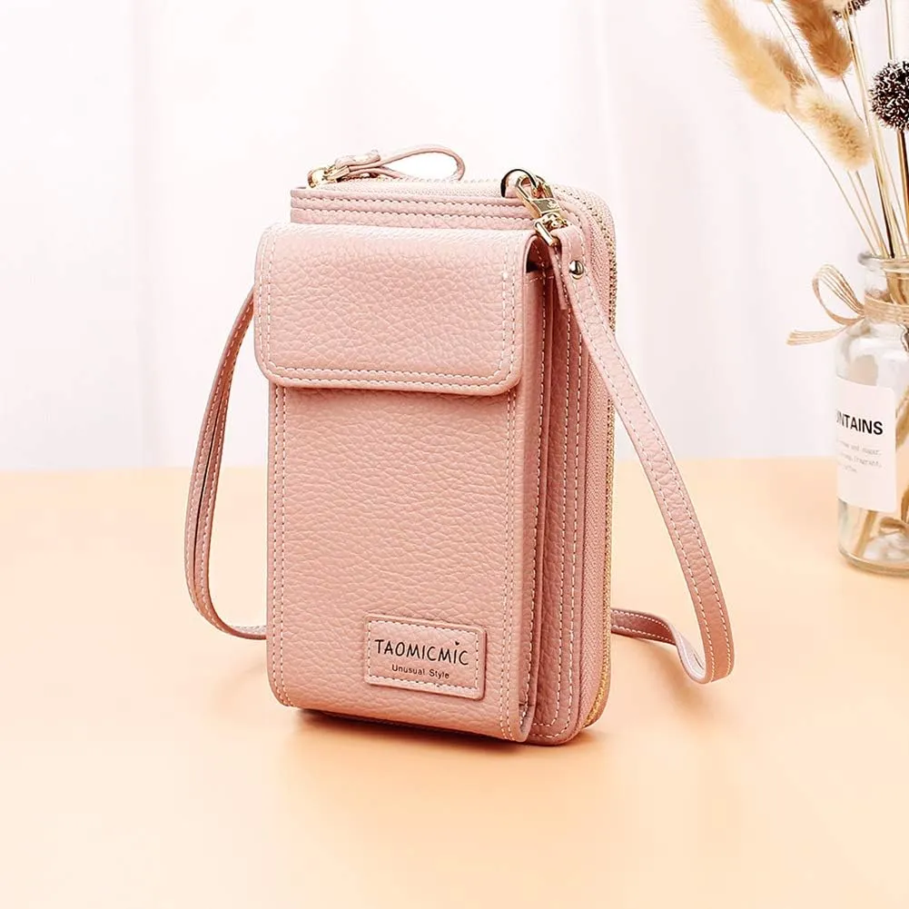 ELEOPTION Women Bag Crossbody Shoulder Bag Handbag PU Satchel Phone Wallet Purse Wallets Bags
