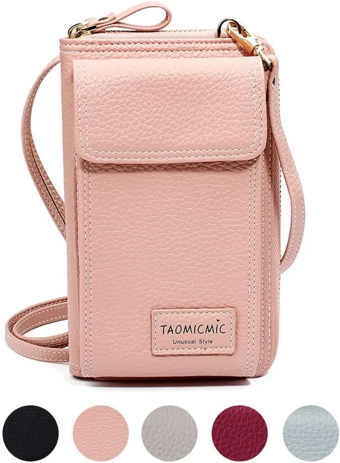 ELEOPTION Women Bag Crossbody Shoulder Bag Handbag PU Satchel Phone Wallet Purse Wallets Bags