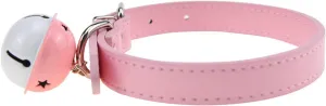 Faylay Charm Bell Collar PU Leather Choker Punk Style Drag Chain Necklace