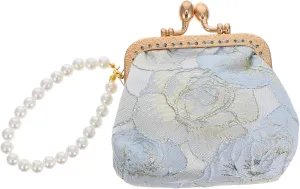 Feminine Evening Clutch for Women Vintage Makeup Case with Chinese Embroider Flower Bag